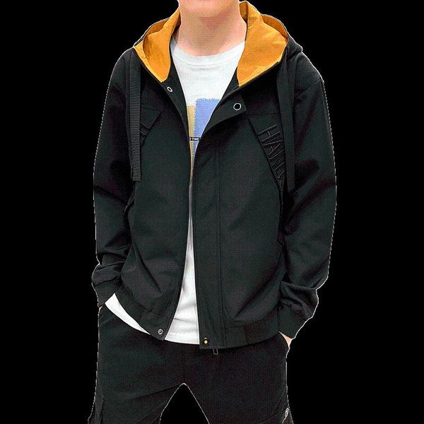 men's jackets brand jacket men fashion outwear zipper male coats and designer clothes casual handsome hooded coat, Black;brown
men's jackets brand jacket men fashion outwear zipper male coats and designer clothes casual handsome hooded coat, Black;brown