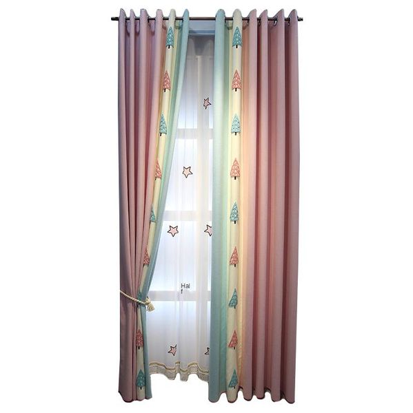 curtain & drapes customized fresh nordic simple stitching embroidered children's room cloth boy bedroom girl bay window shading
curtain & drapes customized fresh nordic simple stitching embroidered children's room cloth boy bedroom girl bay window shading