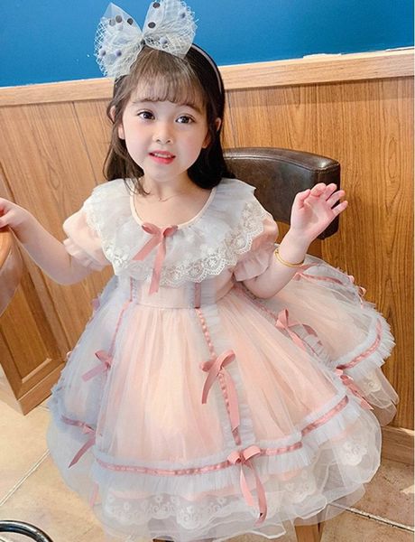 girl's dresses girl lolita summer lace collar bowtie ffy tulle short sleeve princess kids clothes e20062 11vu, Red;yellow
girl's dresses girl lolita summer lace collar bowtie ffy tulle short sleeve princess kids clothes e20062 11vu, Red;yellow