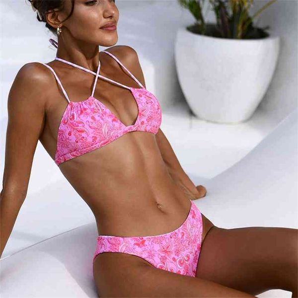 myteng bandeau swimwear women pink print string 2 piece set bikini low waist swimsuit summer beach wear backless biqiuni 210522, White;black
myteng bandeau swimwear women pink print string 2 piece set bikini low waist swimsuit summer beach wear backless biqiuni 210522, White;black