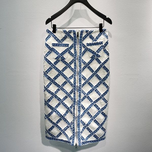 skirts spring and summer style denim stitching handmade beaded a-line skirt long female trend, Black
skirts spring and summer style denim stitching handmade beaded a-line skirt long female trend, Black