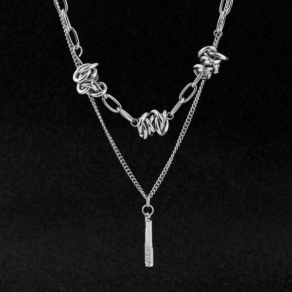 chokers double layered rhinestone pendant knotted necklace for women men accessories stainless steel jewelry statement choker necklaces, Golden;silver
chokers double layered rhinestone pendant knotted necklace for women men accessories stainless steel jewelry statement choker necklaces, Golden;silver