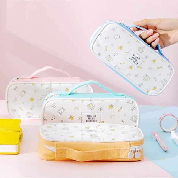 storage pouch portable multifunction canvas large capacity pencil bag for stationery store station bags
storage pouch portable multifunction canvas large capacity pencil bag for stationery store station bags