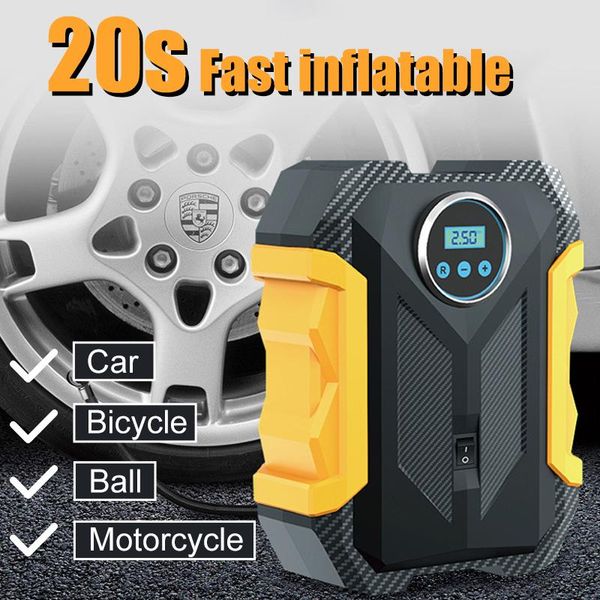 inflatable pump portable air compressor tire inflator fast car with digital gauge dc12v 150psi bright emergency
inflatable pump portable air compressor tire inflator fast car with digital gauge dc12v 150psi bright emergency