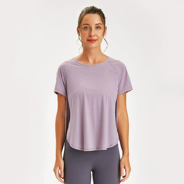 luxury women's tracksuits yoga cloth yoga suit short sleeve t-shirt loose breathable quick drying fabric summer women's solid colo, Gray
luxury women's tracksuits yoga cloth yoga suit short sleeve t-shirt loose breathable quick drying fabric summer women's solid colo, Gray