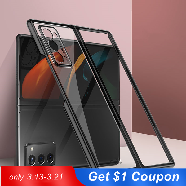 for galaxy z fold 2 case plating transparent hard pc cover fold2 w21 5g funda cell phone cases
for galaxy z fold 2 case plating transparent hard pc cover fold2 w21 5g funda cell phone cases
