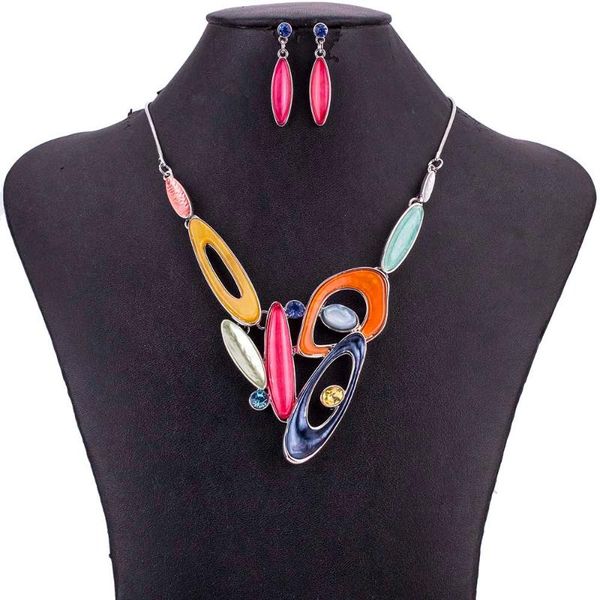 earrings & necklace ms1505070 fashion jewelry sets lead&nickle multicolor pendant choker set wedding, Silver
earrings & necklace ms1505070 fashion jewelry sets lead&nickle multicolor pendant choker set wedding, Silver