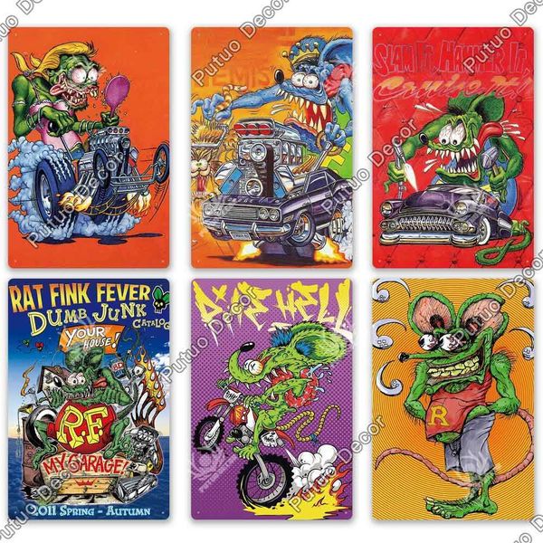 putuo rat fink vintage tin metal sign ative plaque wall garage man cave bar pub club decoration
putuo rat fink vintage tin metal sign ative plaque wall garage man cave bar pub club decoration