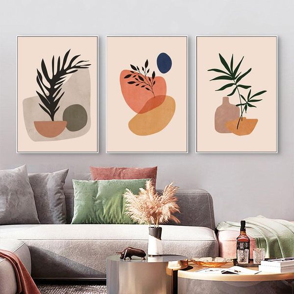 boho abstract plants leaves poster minimalist nordic style vintage print wall art canvas painting pictures for living room decor paintings
boho abstract plants leaves poster minimalist nordic style vintage print wall art canvas painting pictures for living room decor paintings