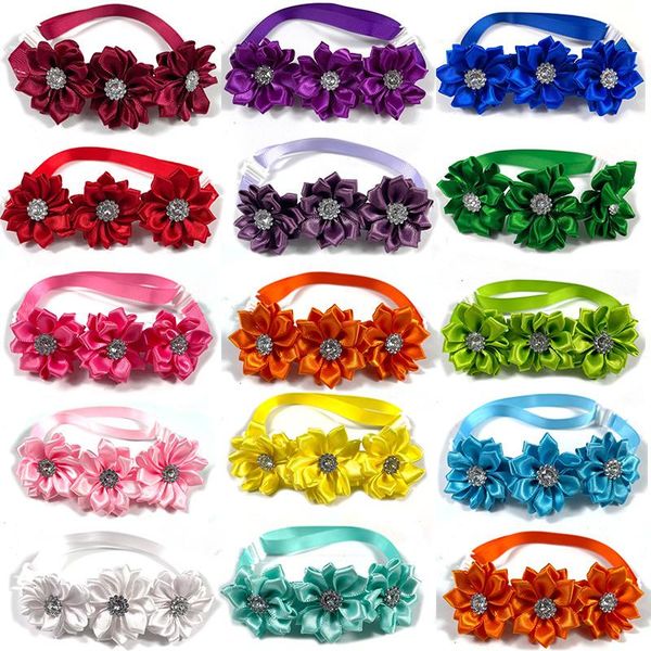 30/50pcs pet dog flowers bowties collar with shiny rhinestones bright color neckties bows grooming supplies accessories apparel
30/50pcs pet dog flowers bowties collar with shiny rhinestones bright color neckties bows grooming supplies accessories apparel