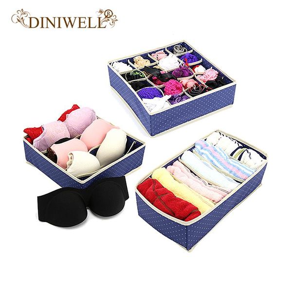 storage drawers diniwell 3pc/set home box bins boxes set for underwear bra socks ties closet drawer clothing organizer 
storage drawers diniwell 3pc/set home box bins boxes set for underwear bra socks ties closet drawer clothing organizer
