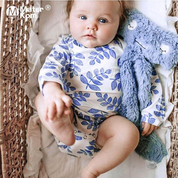 jumpsuits blue leaf print spring and autumn born baby girls boys jumpsuit cotton o-neck long sleeve clothing triangle romper
jumpsuits blue leaf print spring and autumn born baby girls boys jumpsuit cotton o-neck long sleeve clothing triangle romper