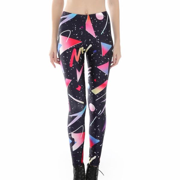 women's leggings colorful triangle print women slim fit thin elastic polyester cos party pants casual trousers drop, Black
women's leggings colorful triangle print women slim fit thin elastic polyester cos party pants casual trousers drop, Black