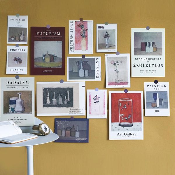 15sheets/set world famous painting series pography decoration postcard bedroom desk diy card wall gift wrap
15sheets/set world famous painting series pography decoration postcard bedroom desk diy card wall gift wrap