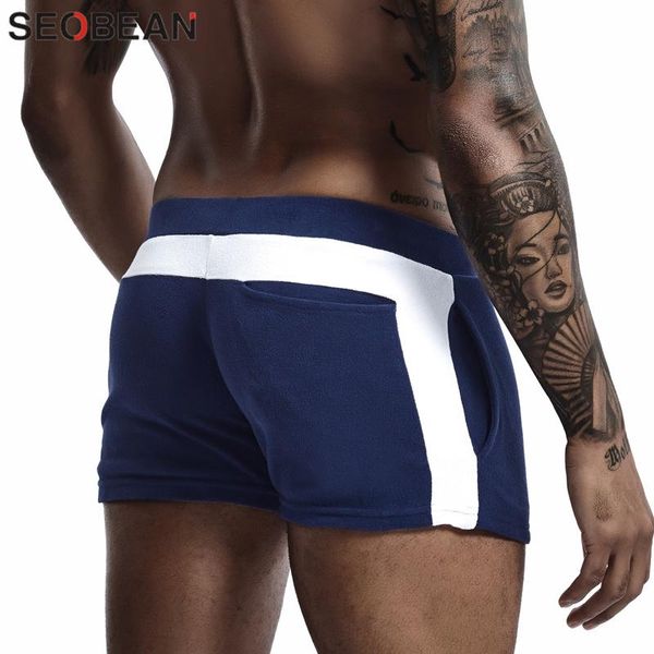 men's sleepwear lounge shorts men pajamas bottoms cotton soft fashion simple home pants indoor fitness, Black;brown
men's sleepwear lounge shorts men pajamas bottoms cotton soft fashion simple home pants indoor fitness, Black;brown