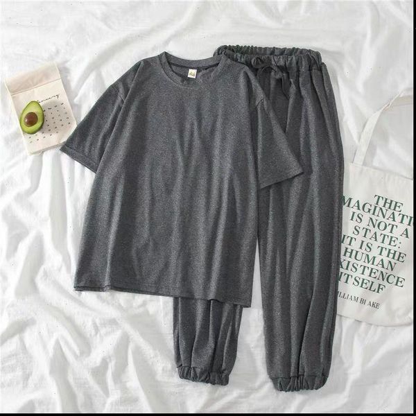 summer clothes solid loose shirt womens tracksuits casual sporting elastic harem pant suit two piece female sets outfits m14, Gray
summer clothes solid loose shirt womens tracksuits casual sporting elastic harem pant suit two piece female sets outfits m14, Gray