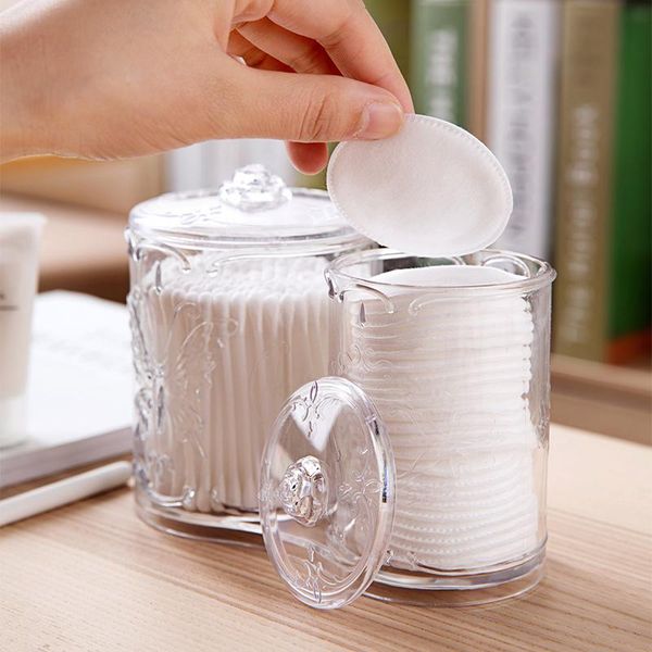 acrylic makeup cotton pad q-tips holder large capacity 2 compartment swab stick remover wipes storage case boxes & bins
acrylic makeup cotton pad q-tips holder large capacity 2 compartment swab stick remover wipes storage case boxes & bins