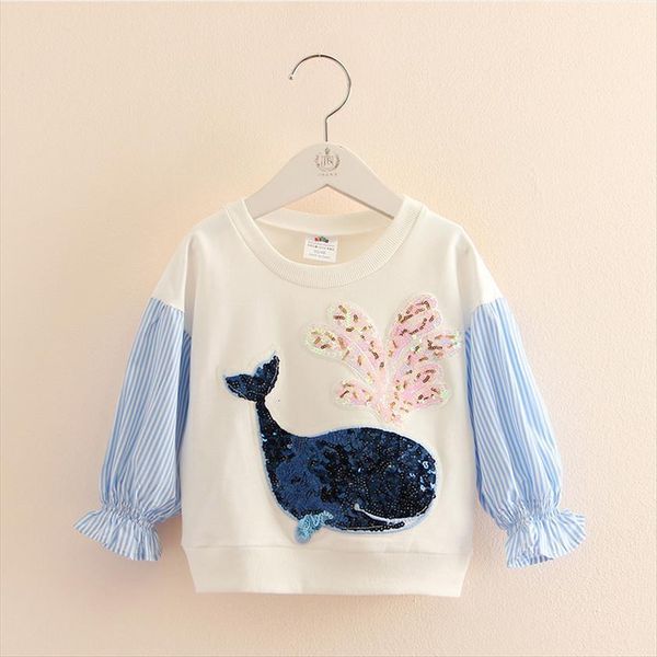autumn spring 2 7 8 9 10 years childrens pullover long sleeve cartoon glitter dolphin patchwork kids baby girl sweatshirt, Blue
autumn spring 2 7 8 9 10 years childrens pullover long sleeve cartoon glitter dolphin patchwork kids baby girl sweatshirt, Blue