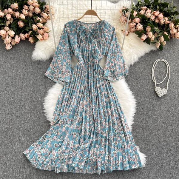 casual dresses uulutonica autumn women elegant fashion a-line print three quarter belt mid-calf empire o-neck dress, Black;gray
casual dresses uulutonica autumn women elegant fashion a-line print three quarter belt mid-calf empire o-neck dress, Black;gray