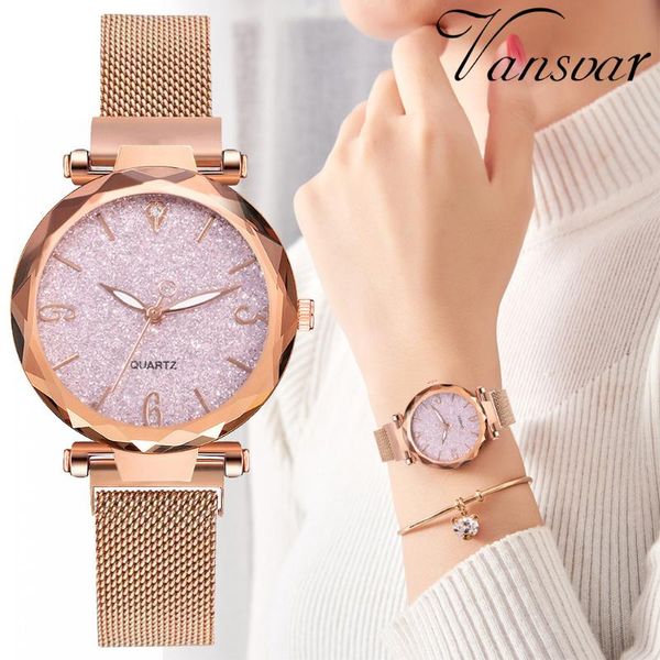 wristwatches fashion luxury women watches starry sky ladies quartz watch lazy magnet strap montre femme zegarek damski, Slivery;brown
wristwatches fashion luxury women watches starry sky ladies quartz watch lazy magnet strap montre femme zegarek damski, Slivery;brown