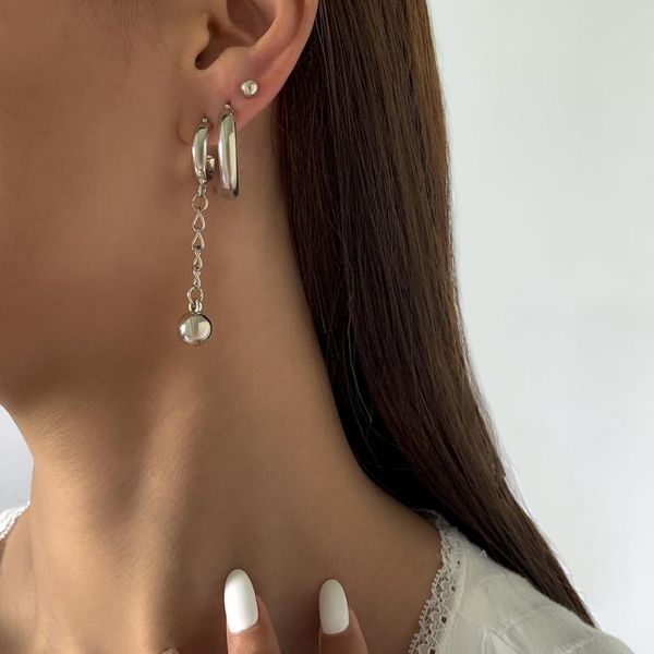 hoop & huggie fashion simple geometric glossy earrings sets creative hip hop stud earring for women charm wild party jewelry accessory, Golden;silver
hoop & huggie fashion simple geometric glossy earrings sets creative hip hop stud earring for women charm wild party jewelry accessory, Golden;silver