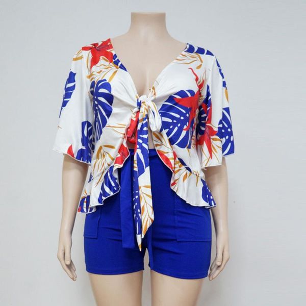 plus size tracksuits women's shirt set printed half-sleeved blouses floral fashionable butterfly shorts 2pcs outfits female street styl, Black
plus size tracksuits women's shirt set printed half-sleeved blouses floral fashionable butterfly shorts 2pcs outfits female street styl, Black