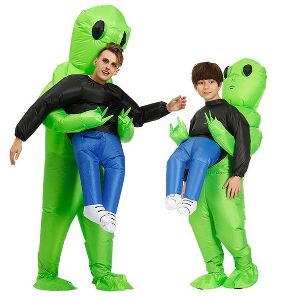 cosplay anime inflatable costume green alien kids funny blow up suit party fancy dress party cosplay halloween costume q0910, Blue
cosplay anime inflatable costume green alien kids funny blow up suit party fancy dress party cosplay halloween costume q0910, Blue