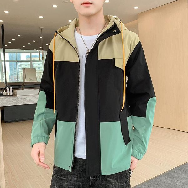 men's jackets casual fashion spring autumn hooded jacket asian size 3xl outwear coat slim thin parka patchwork bomber clothes, Black;brown
men's jackets casual fashion spring autumn hooded jacket asian size 3xl outwear coat slim thin parka patchwork bomber clothes, Black;brown