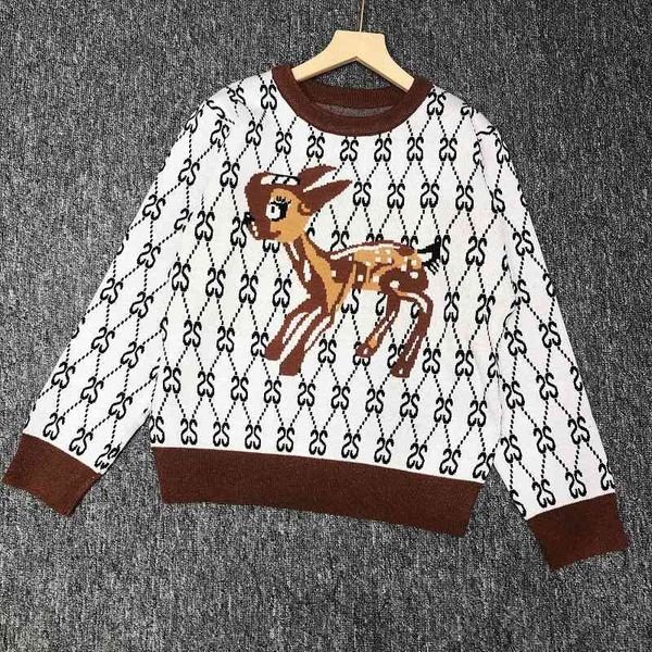sweater knit s's same clothes 2021 early autumn fawn long sleeve full body letter jacquard round neck pullover women's, White;black
sweater knit s's same clothes 2021 early autumn fawn long sleeve full body letter jacquard round neck pullover women's, White;black