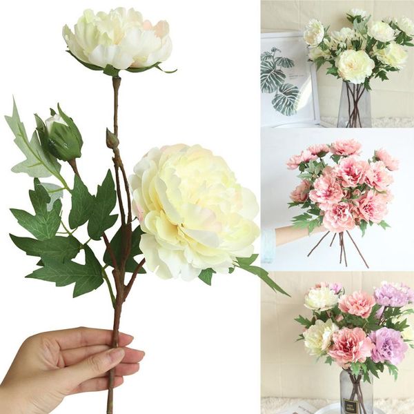 decorative flowers & wreaths 1 stick peony artificial flower holding retro autumn large fake silk home wedding decor
decorative flowers & wreaths 1 stick peony artificial flower holding retro autumn large fake silk home wedding decor