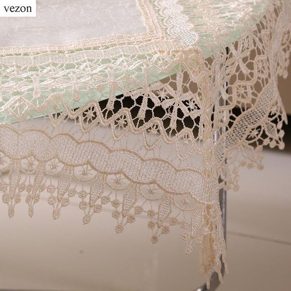 vezon design luxury lace tablecloth elegant polyester satin wedding table cloth cover overlays home decor textiles
vezon design luxury lace tablecloth elegant polyester satin wedding table cloth cover overlays home decor textiles