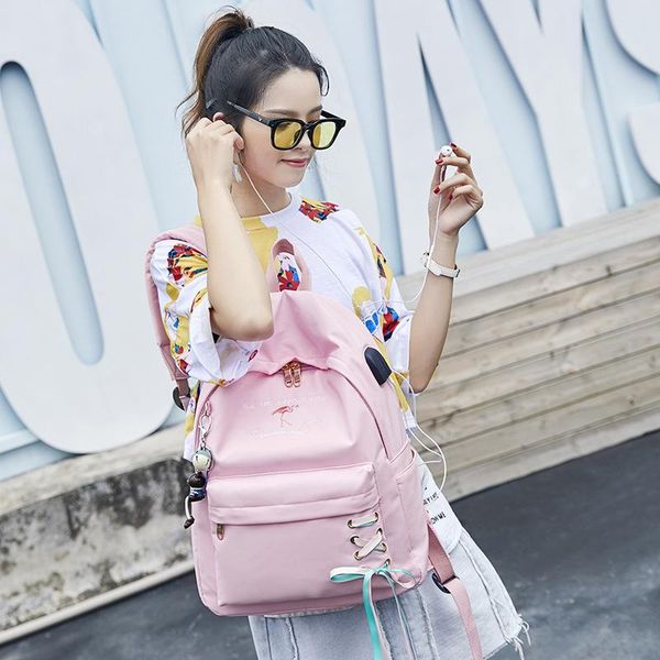 backpack 2021 usb charging waterproof travel cartoon animal pendant women school bags for teenage girls mochilas feminina
backpack 2021 usb charging waterproof travel cartoon animal pendant women school bags for teenage girls mochilas feminina