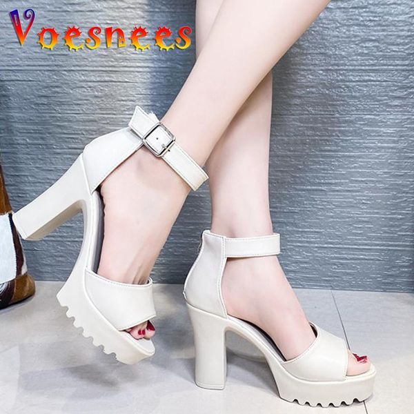 sandals platform leather lady chunk heel summer simple design one word buckle strap women shoes shallow open toe high heels, Black
sandals platform leather lady chunk heel summer simple design one word buckle strap women shoes shallow open toe high heels, Black