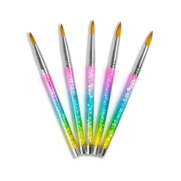 brush acrylic nail uv gel manicure powder pedicure with liquid glitter handle tools brushes, Yellow
brush acrylic nail uv gel manicure powder pedicure with liquid glitter handle tools brushes, Yellow