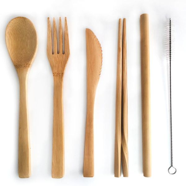 dinnerware sets 6pcs/set bamboo cutlery set wooden high-quality flatware dinner knife fork spoon
dinnerware sets 6pcs/set bamboo cutlery set wooden high-quality flatware dinner knife fork spoon