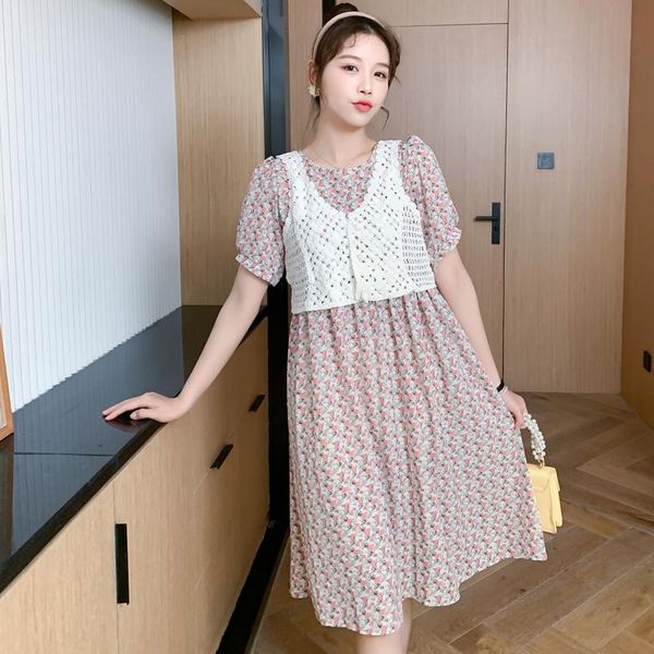 maternity dresses 94217# clothes summer short sleeves easy matching loose floral chiffon dress pregnant women suit, White
maternity dresses 94217# clothes summer short sleeves easy matching loose floral chiffon dress pregnant women suit, White