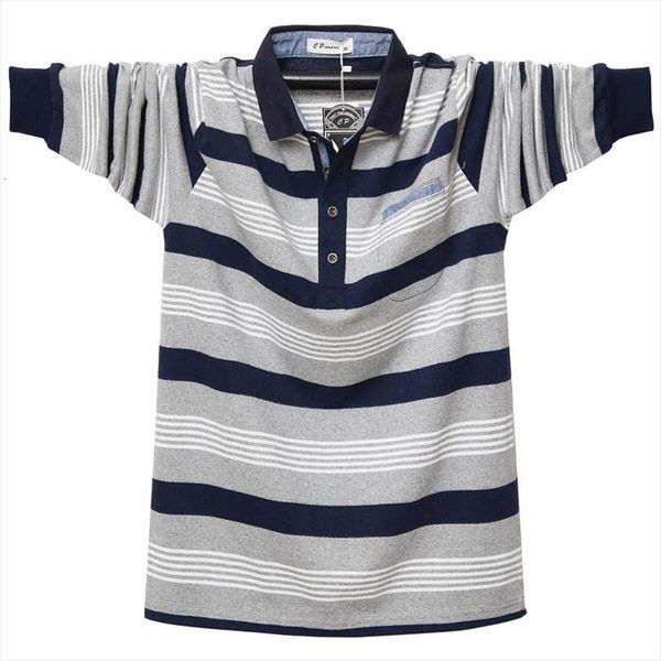 spring autumn long sleeved men polo shirt oversize striped cotton shirts casual lapel plus size 5xl, White;black
spring autumn long sleeved men polo shirt oversize striped cotton shirts casual lapel plus size 5xl, White;black