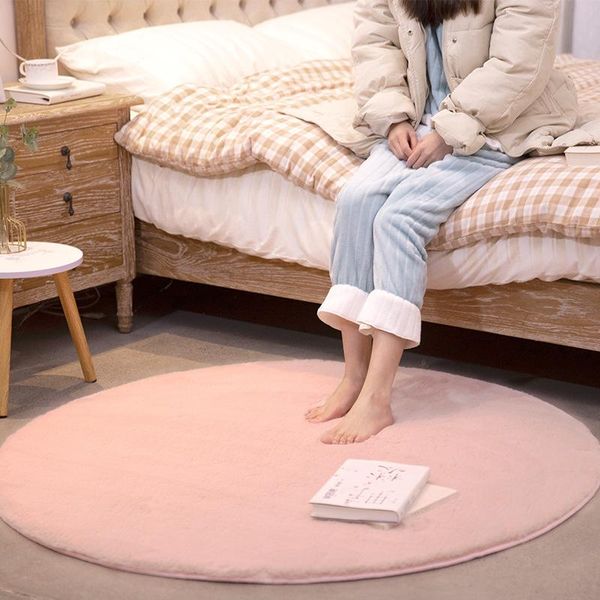 round soft imitation hair bedroom carpets plush girls room rug bedside shaggy living home bathroom non-slip mat
round soft imitation hair bedroom carpets plush girls room rug bedside shaggy living home bathroom non-slip mat