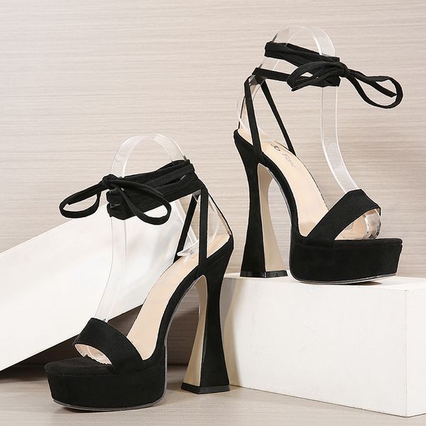 high heeled sandals gladiator leather women's sandal thin heeleds shoe highs heels dress shoes fashion letter cloth 13.5cm, Black
high heeled sandals gladiator leather women's sandal thin heeleds shoe highs heels dress shoes fashion letter cloth 13.5cm, Black