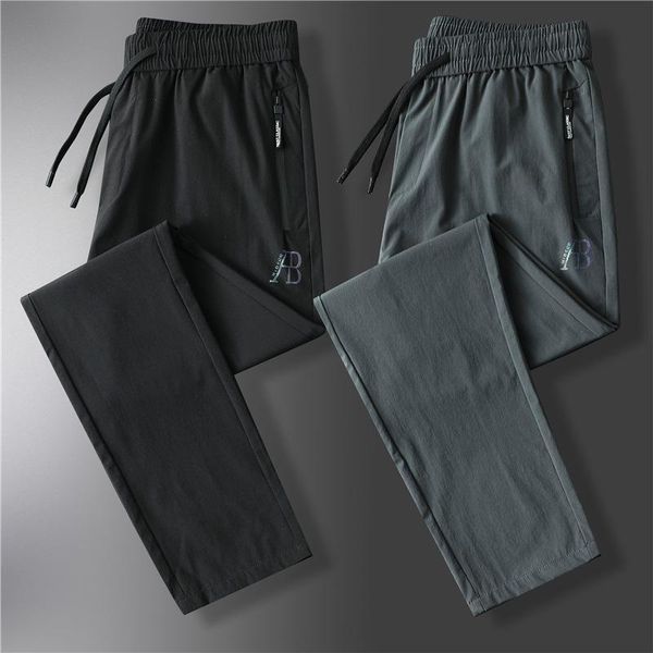 men's thin stretch trousers in summer, middle-aged leisure, straight tube, loose fitting sportswear, ice silk and breathable pan pants, Black
men's thin stretch trousers in summer, middle-aged leisure, straight tube, loose fitting sportswear, ice silk and breathable pan pants, Black