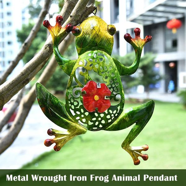 est metal wrought iron frog animal pendant hollow carved mural crafts for courtyard balcony decorations decorative objects & figurines
est metal wrought iron frog animal pendant hollow carved mural crafts for courtyard balcony decorations decorative objects & figurines