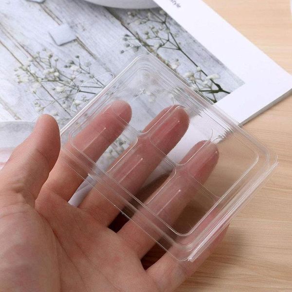 craft tools 25 packs wax melt clamshells molds square, 6 cavity cube plastic tray clear for candle-making
craft tools 25 packs wax melt clamshells molds square, 6 cavity cube plastic tray clear for candle-making
