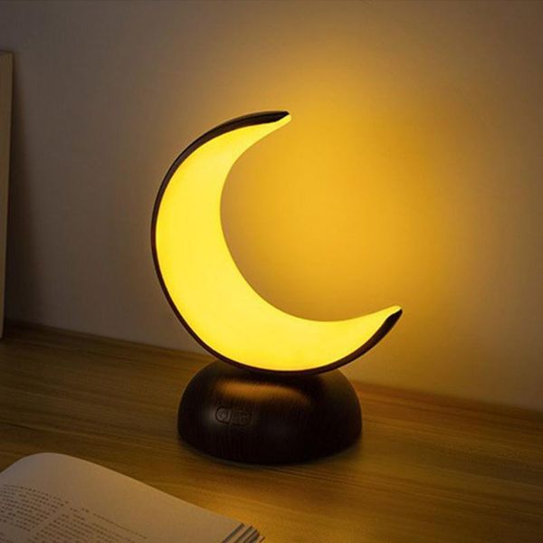 night lights moon light portable bedroom dormitory bedside deskled table lamp children's room