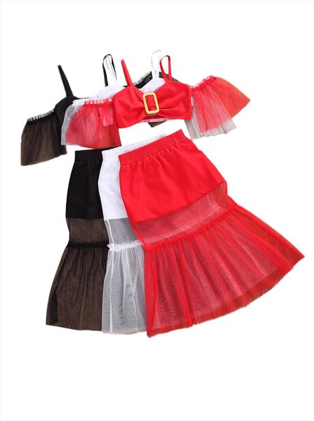 summer kids baby girl mesh clothes set toddler infant sweet 2pcs off shoulder crop skirt clothing outfits, White
summer kids baby girl mesh clothes set toddler infant sweet 2pcs off shoulder crop skirt clothing outfits, White