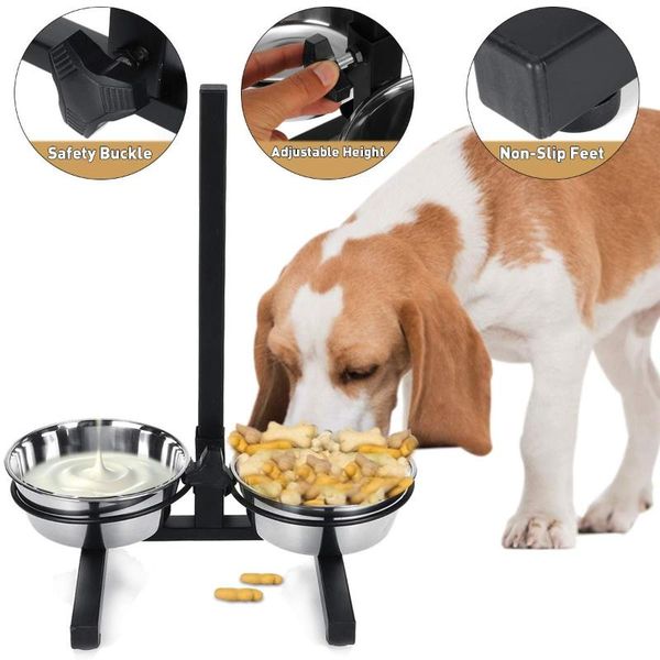 pet feeder cats dogs bowl stainless steel non-slip drinking liftable four-legged floor-standing basin dog bowls & feeders
pet feeder cats dogs bowl stainless steel non-slip drinking liftable four-legged floor-standing basin dog bowls & feeders