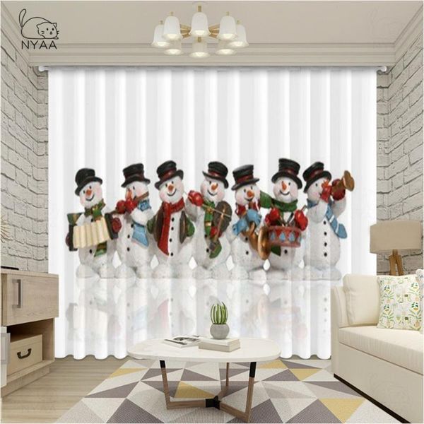 curtain & drapes festive christmas lovely snowman living room bedroom window drape home party decor ultra-thin light shading
curtain & drapes festive christmas lovely snowman living room bedroom window drape home party decor ultra-thin light shading