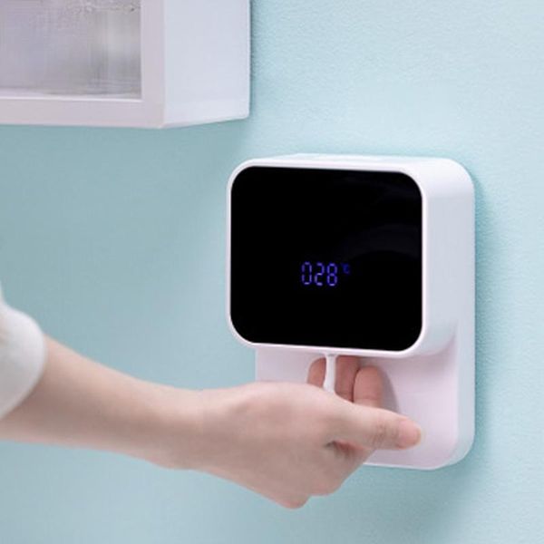 liquid soap dispenser wall-mounted led screen hand washing automatic induction foam infrared smart sanitizer machine
liquid soap dispenser wall-mounted led screen hand washing automatic induction foam infrared smart sanitizer machine