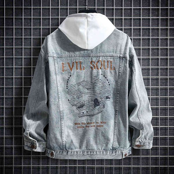 men's jackets carta bordado denim jaqueta masculina novo estilo coreano bonito jean roupas para masculino primavera outono casual 1wgp, Black;brown
men's jackets carta bordado denim jaqueta masculina novo estilo coreano bonito jean roupas para masculino primavera outono casual 1wgp, Black;brown