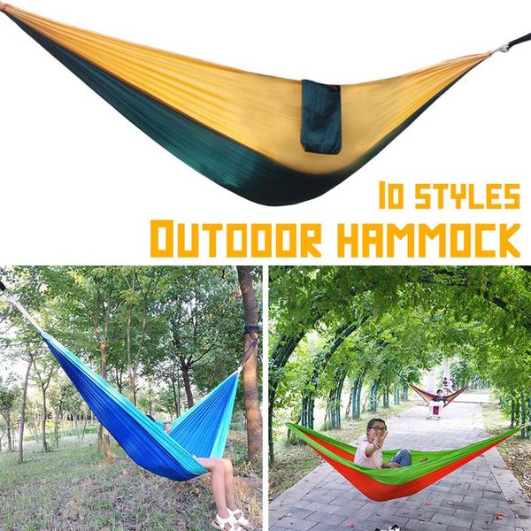 camp furniture hammock multi-color 2 people portable parachute camping survival garden hunting leisure hamac travel double person
camp furniture hammock multi-color 2 people portable parachute camping survival garden hunting leisure hamac travel double person
