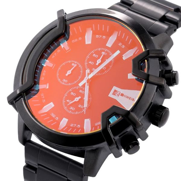 wristwatches brand men's sports chronograph watches steel strip quartz waterproof creative business wristwatch relogio masculino, Slivery;brown
wristwatches brand men's sports chronograph watches steel strip quartz waterproof creative business wristwatch relogio masculino, Slivery;brown